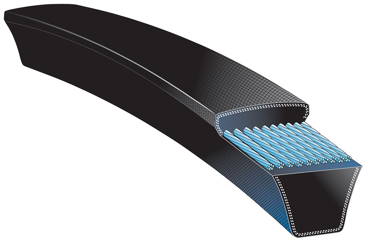 3V800-Super HC Narrow Section Wrapped V-Belt 3
