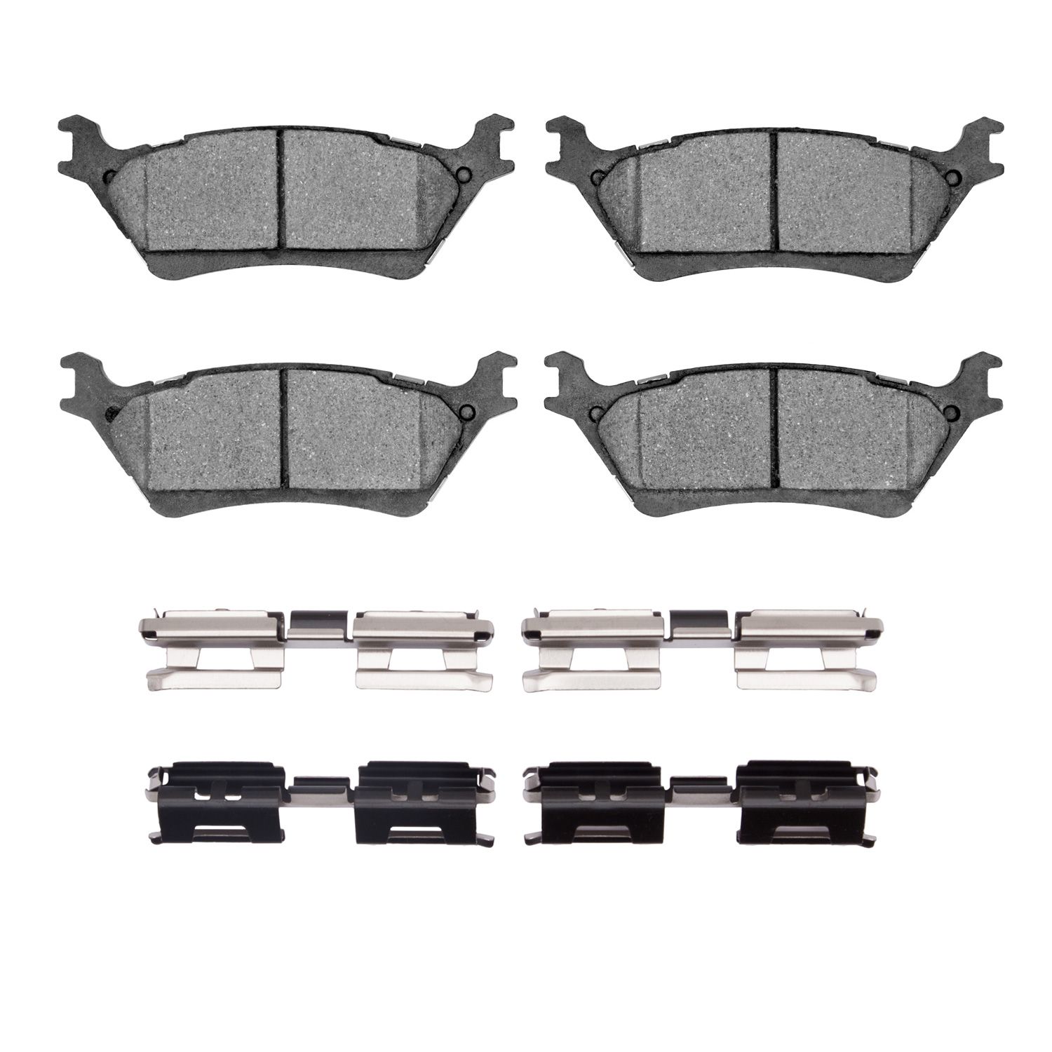 DFC HybriDynamic Brake Pads Hrdwr Kit Dynamic Friction Company 692-4000-1602-01