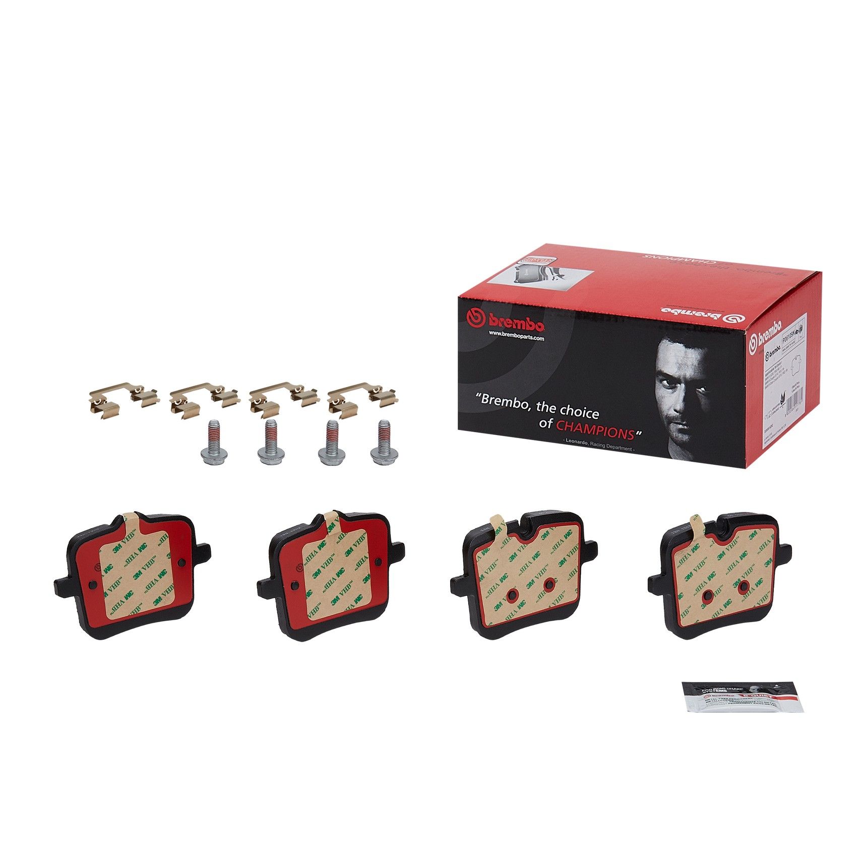 Premium NAO Ceramic OE Equivalent Pad Brembo 205-P06109N