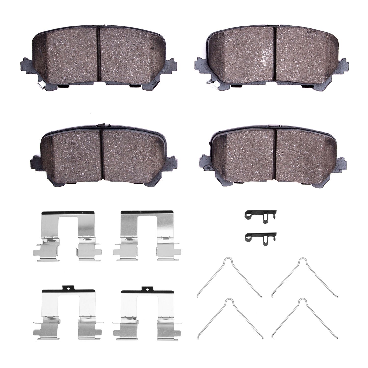 DFC HybriDynamic Brake Pads Hrdwr Kit Dynamic Friction Company 692-4000-1724-01