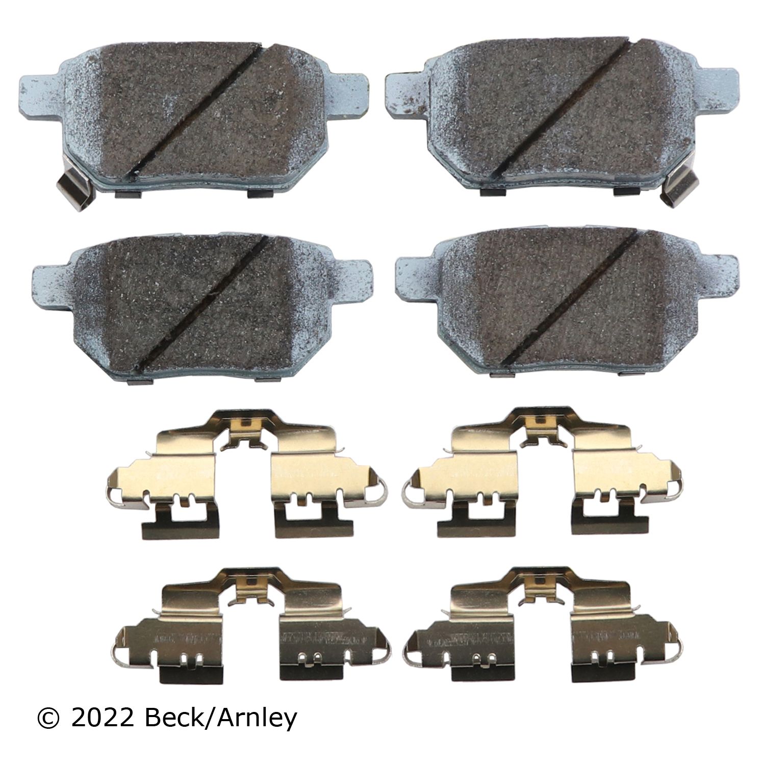PREMIUM ASM PADS W / HARDWARE Beck/Arnley 517-085-6824