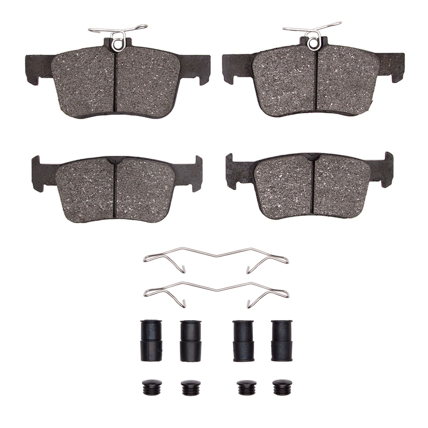 DFC 5000 Advanced Pads - Ceramic and Hardware Kit Dynamic Friction Company 692-1551-2102-01