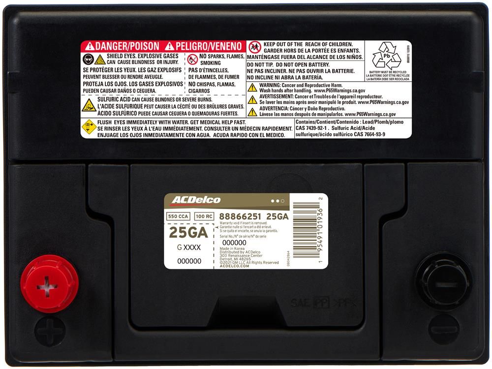 ACDelco 25GA | CarBattery.com