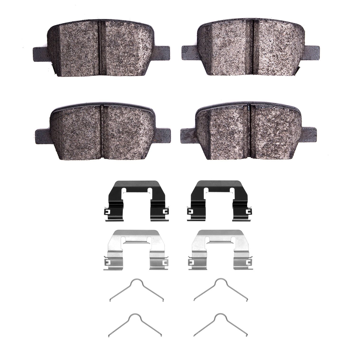 DFC HybriDynamic Brake Pads Hrdwr Kit Dynamic Friction Company 692-4000-1914-01