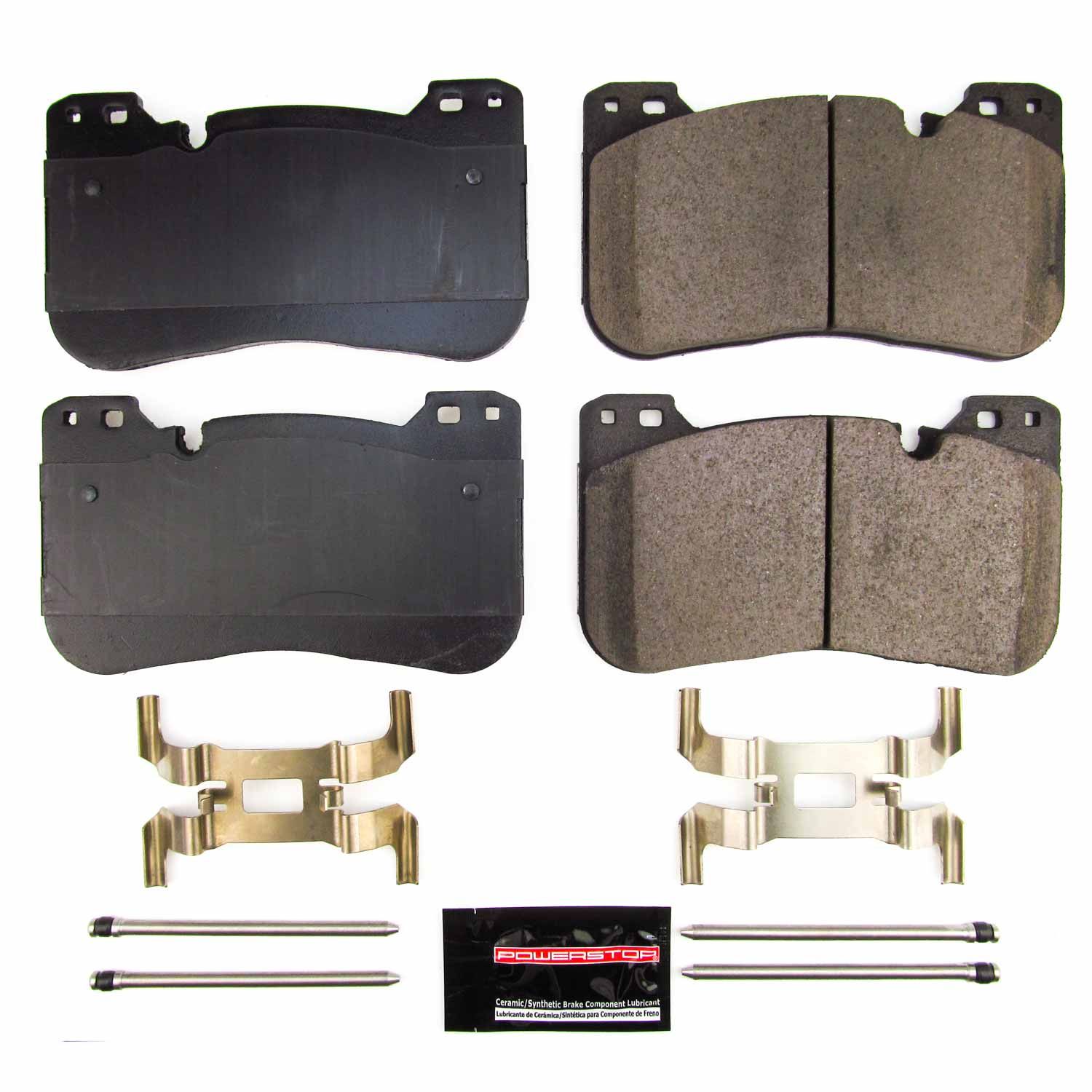 Z23 EVOLUTION SPORT CARBON-FIBER BRAKE PADS W/ HARDWARE Power Stop 218-Z23-2155