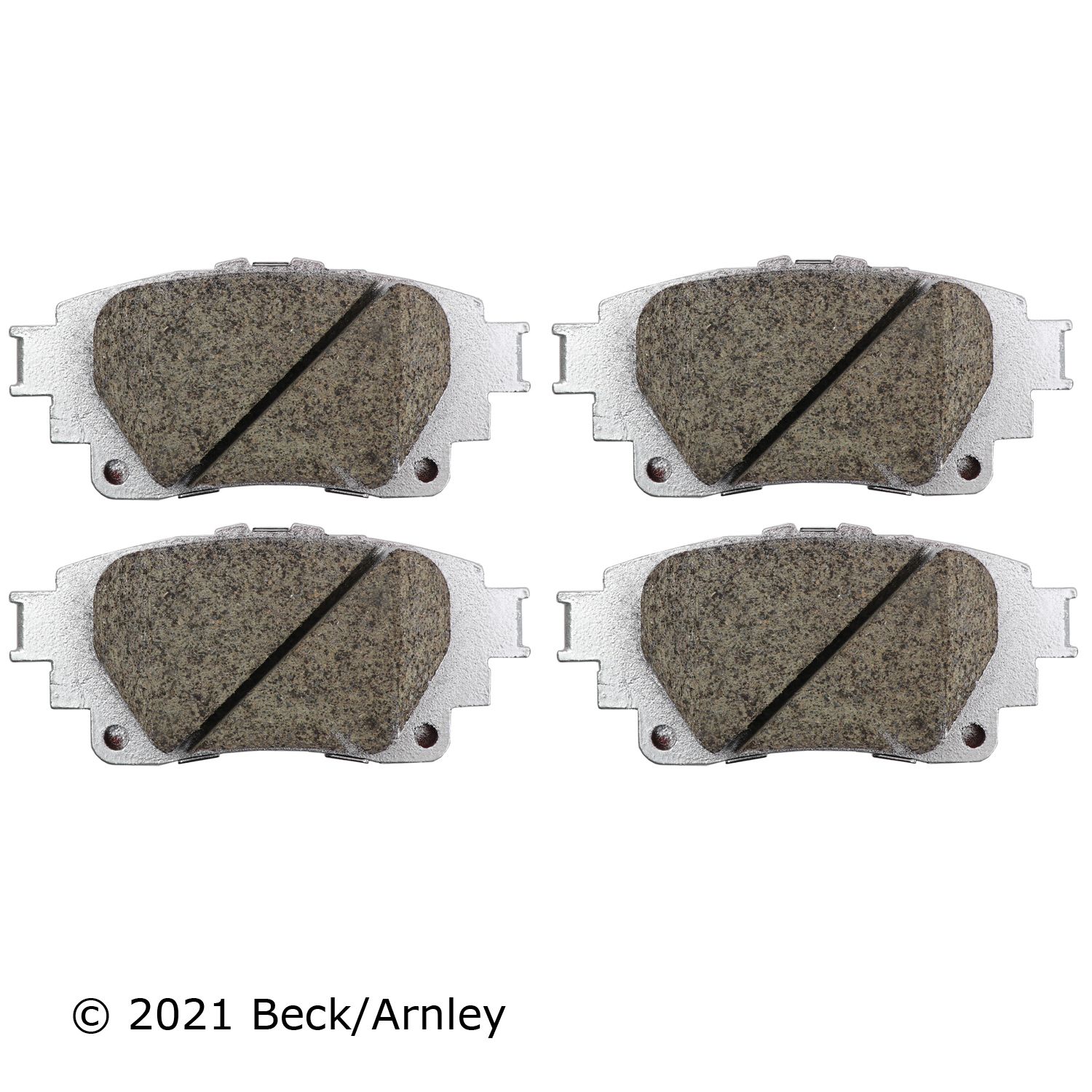 PREMIUM APPLICATION SPECIFIC MATERIAL BRAKE PADS Beck/Arnley 517-085-2109