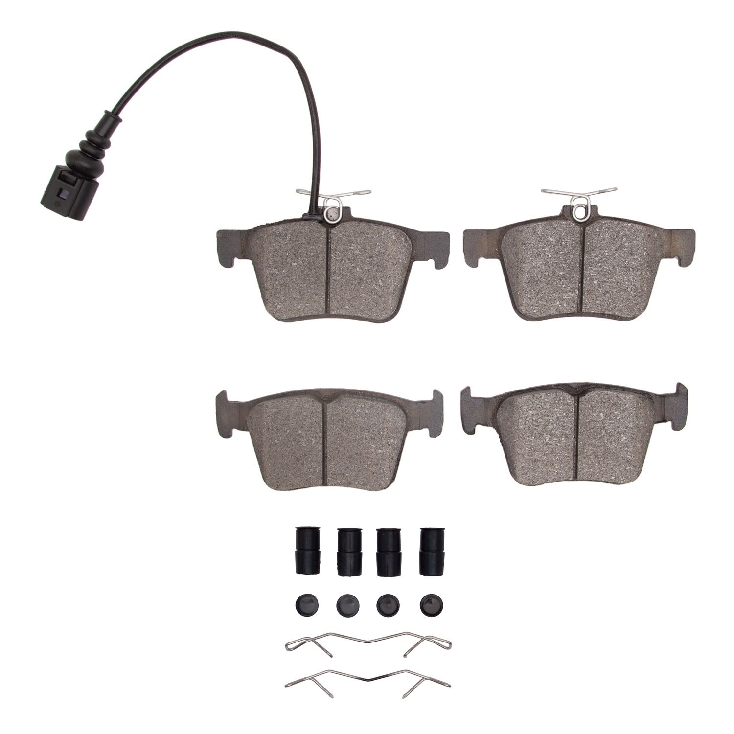 DFC HybriDynamic Brake Pads Hrdwr Kit Dynamic Friction Company 692-4000-1761-01