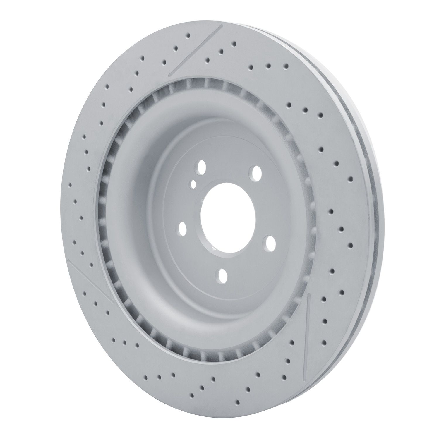 DFC GEOSPEC Coated Rotor - Drilled and Slotted Dynamic Friction Company 692-634-63104