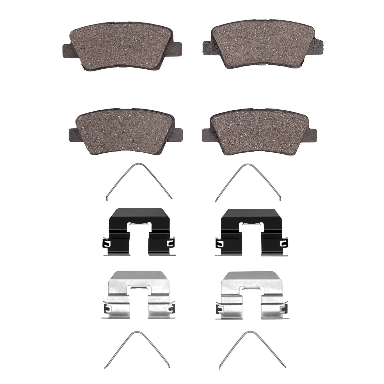 DFC HybriDynamic Brake Pads Hrdwr Kit Dynamic Friction Company 692-4000-1848-01