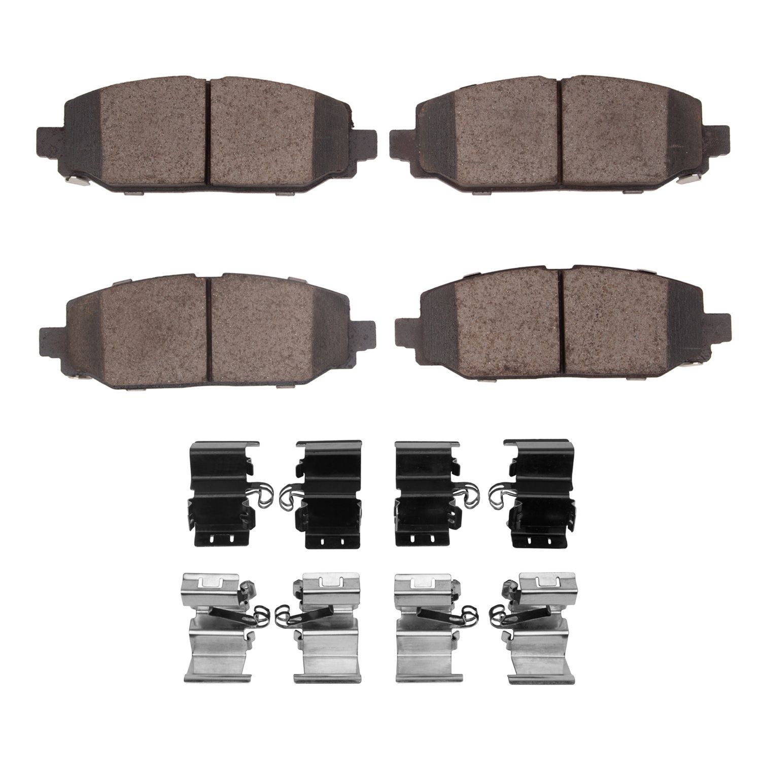 DFC HybriDynamic Brake Pads Hrdwr Kit Dynamic Friction Company 692-4000-2186-01
