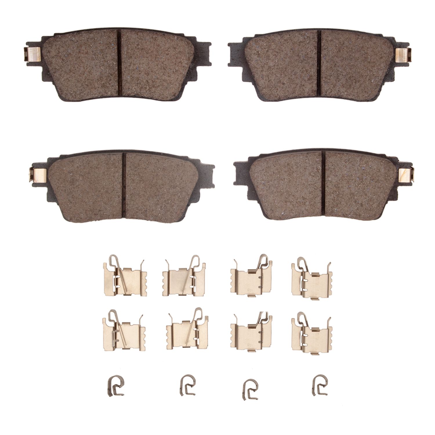 DFC HybriDynamic Brake Pads Hrdwr Kit Dynamic Friction Company 692-4000-2135-01