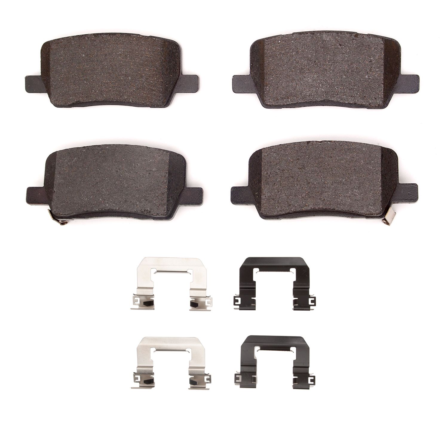 DFC 5000 Advanced Brake Pads - Low Metallic and Hardware Kit Dynamic Friction Company 692-1551-2164-01