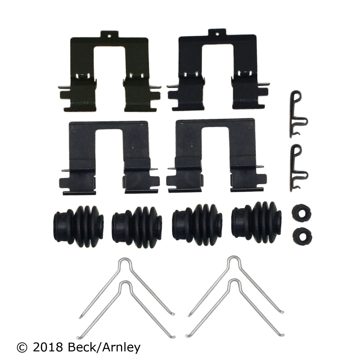 DISC BRAKE HRDWR KIT Beck/Arnley 517-084-1988