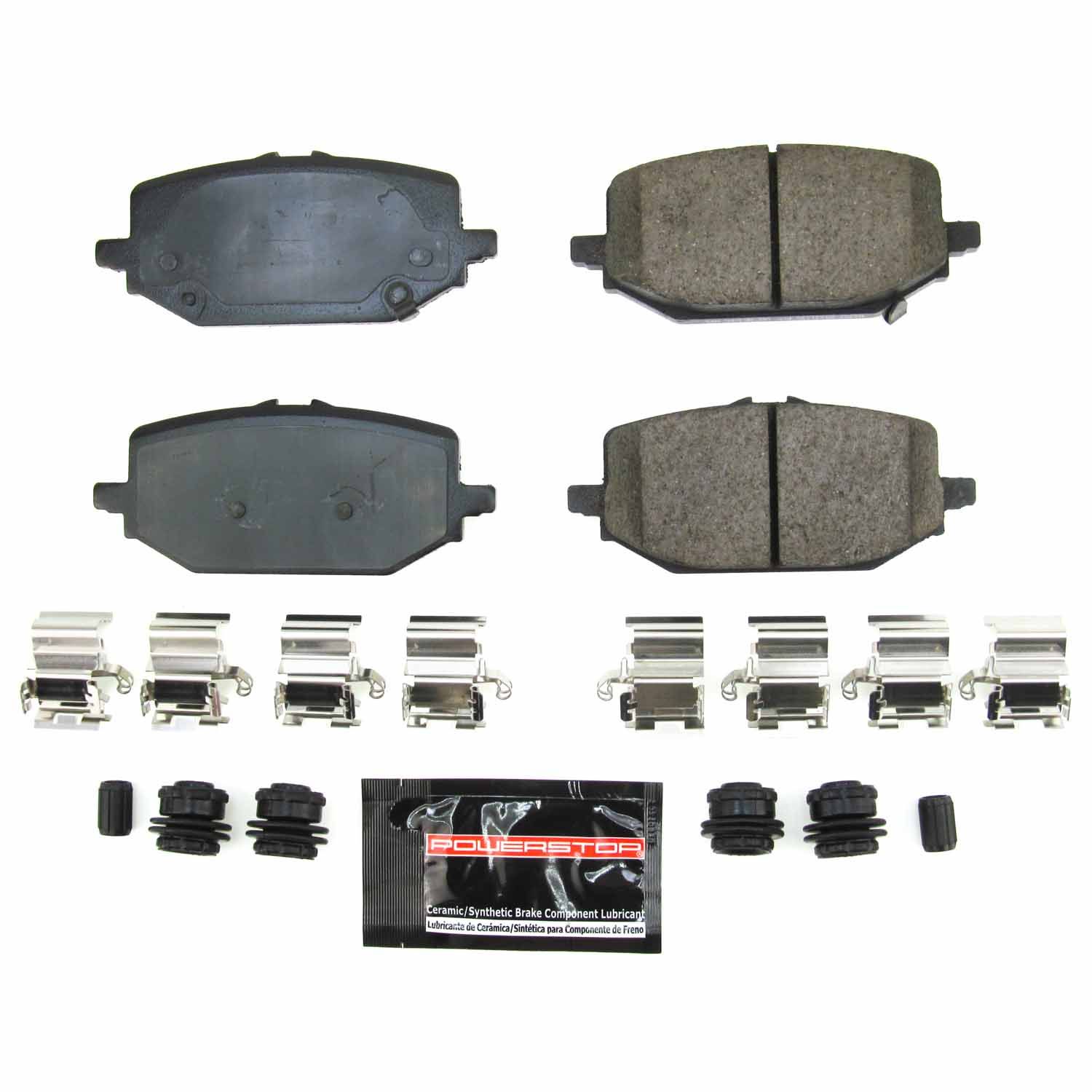 Z23 EVOLUTION SPORT CARBON-FIBER BRAKE PADS W/ HARDWARE Power Stop 218-Z23-2397