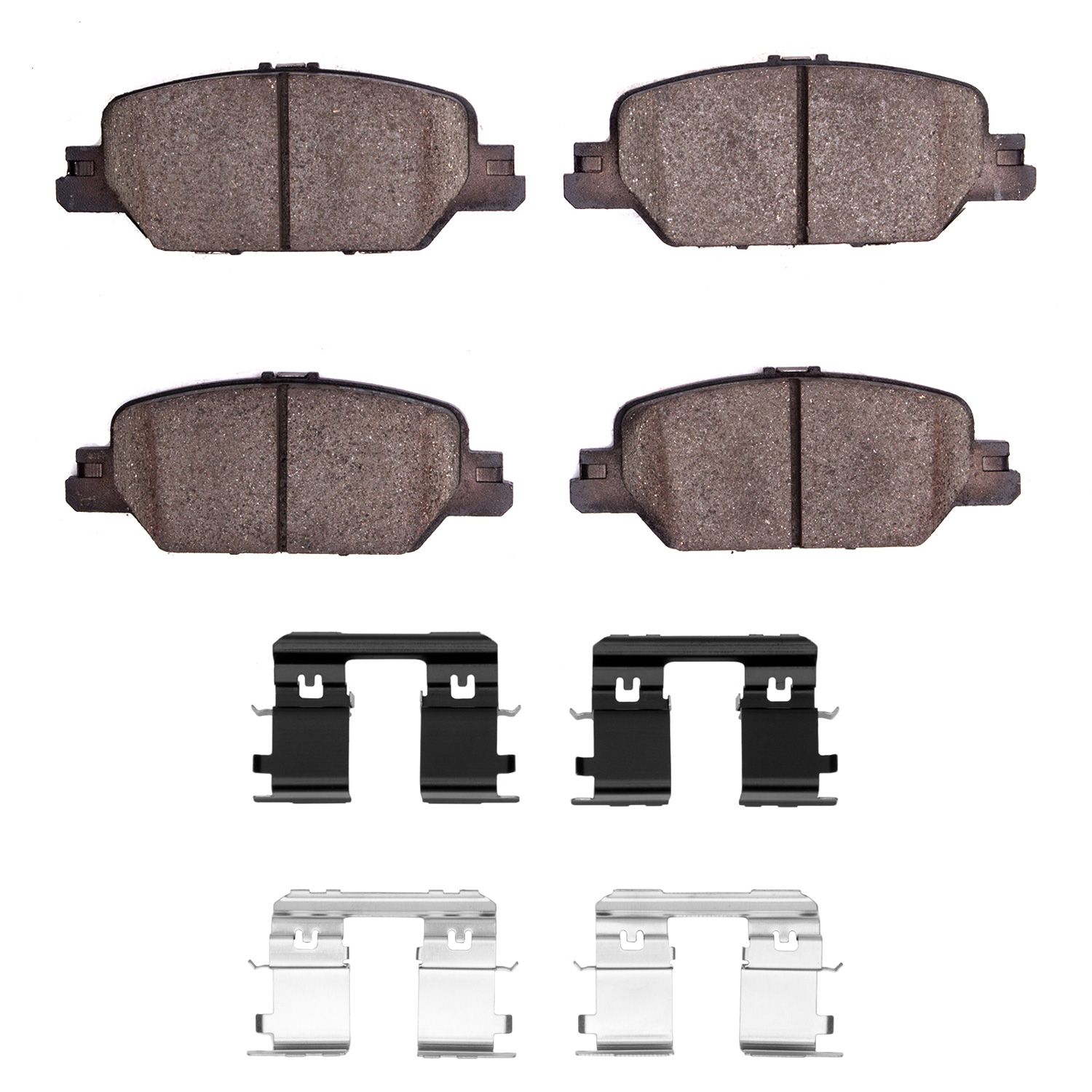 DFC HybriDynamic Brake Pads Hrdwr Kit Dynamic Friction Company 692-4000-2037-01