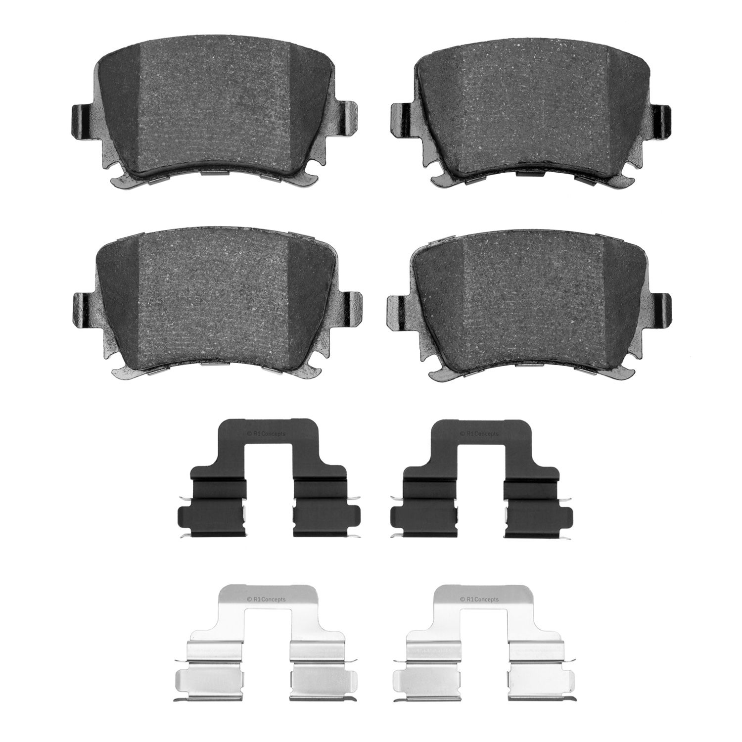 DFC HybriDynamic Brake Pads Hrdwr Kit Dynamic Friction Company 692-4000-1108-01