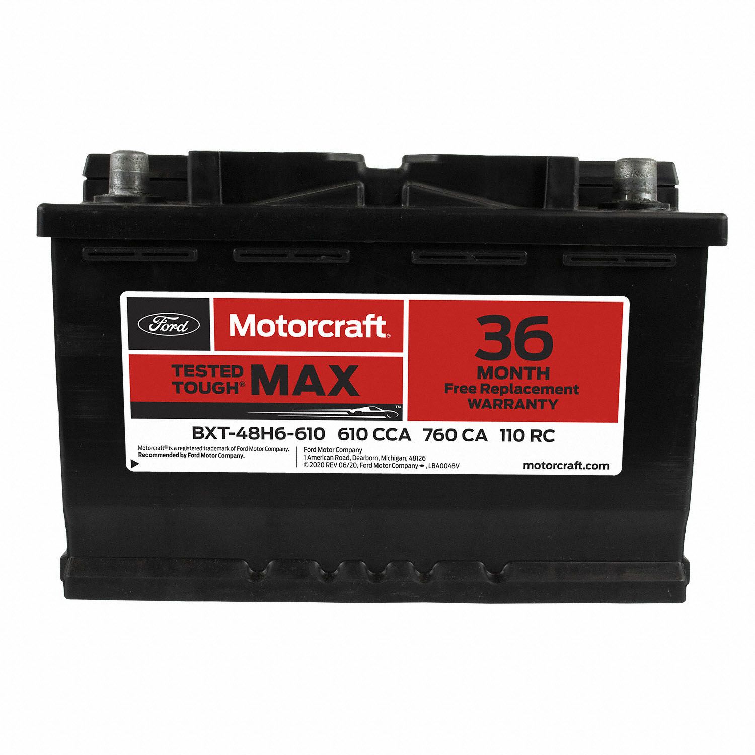 Vehicle Battery Motorcraft 317-BXT-48H6-610