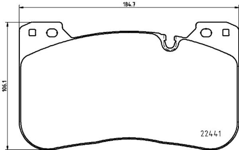 Brake Pad Hella Pagid 676-355025991