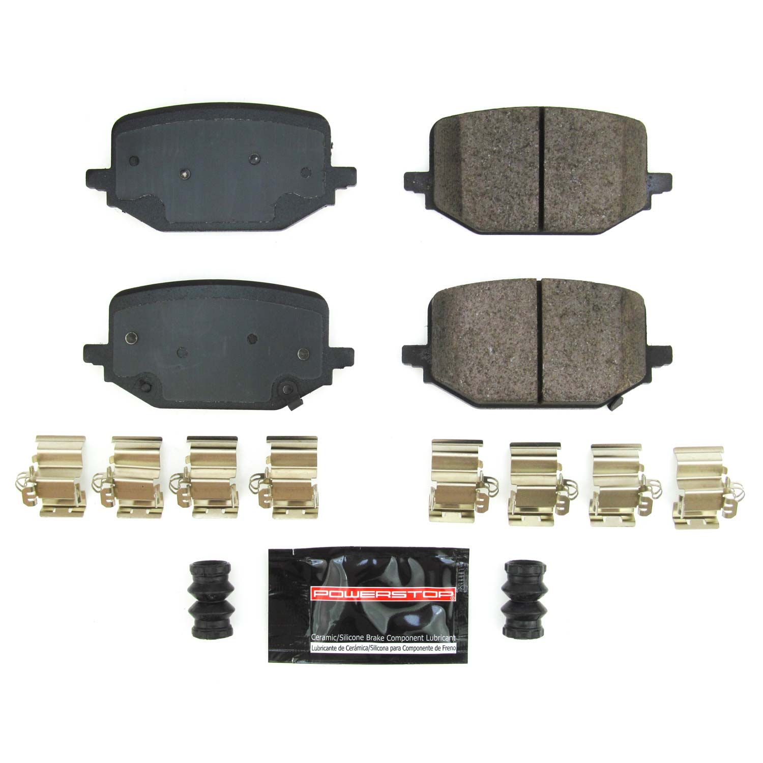 Z23 EVOLUTION SPORT CARBON-FIBER BRAKE PADS W/ HARDWARE Power Stop 218-Z23-2231