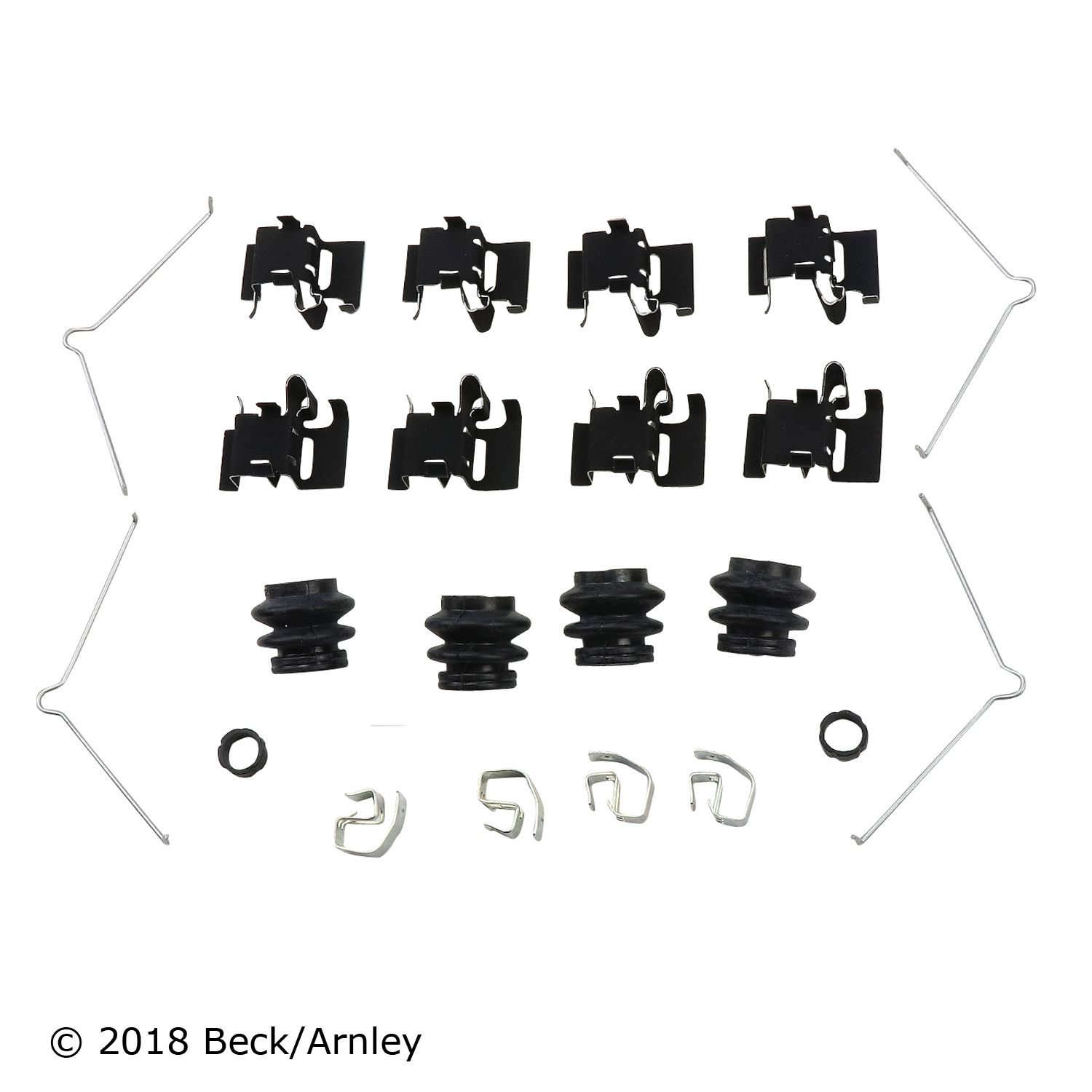 DISC BRAKE HRDWR KIT Beck/Arnley 517-084-1713