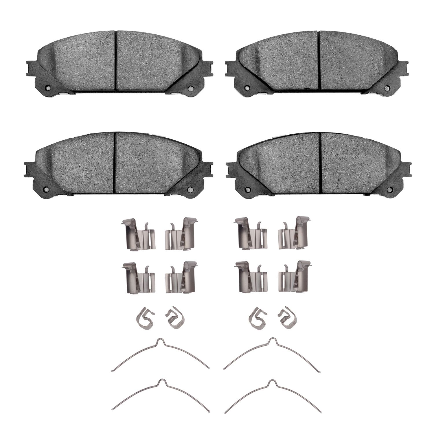 DFC HybriDynamic Brake Pads Hrdwr Kit Dynamic Friction Company 692-4000-1324-01