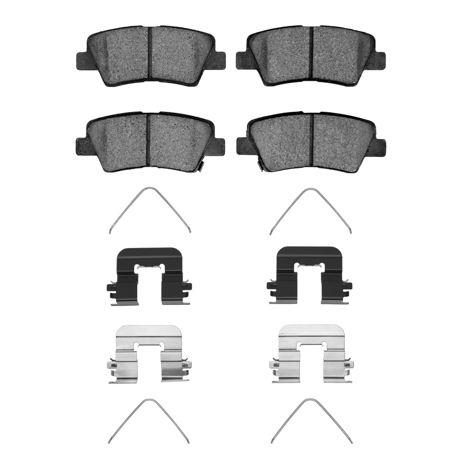 DFC HybriDynamic Brake Pads Hrdwr Kit Dynamic Friction Company 692-4000-1813-01