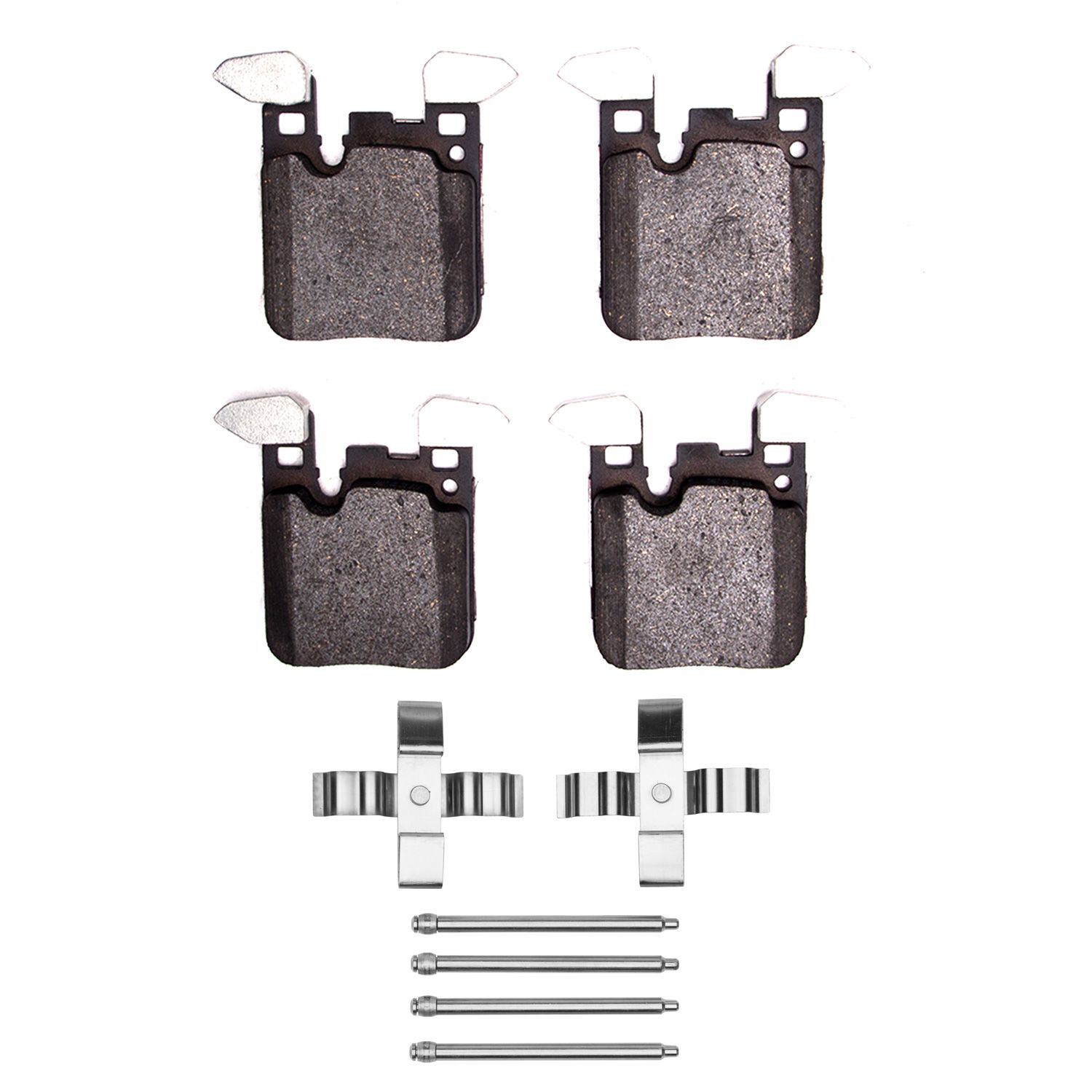 DFC 5000 Advanced Pads - Low-Metallic and Hardware Kit Dynamic Friction Company 692-1551-1656-01