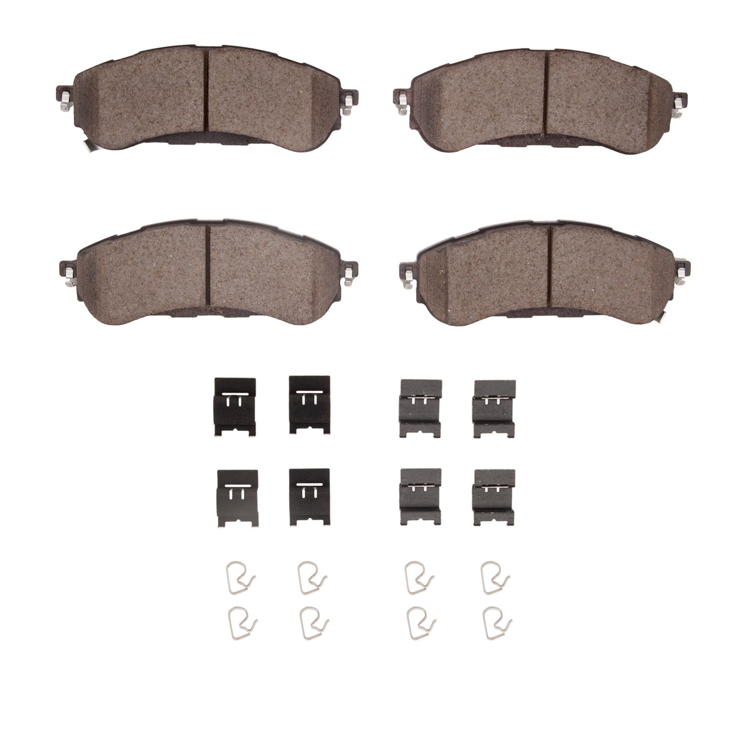 DFC HybriDynamic Brake Pads Hrdwr Kit Dynamic Friction Company 692-4000-2208-01