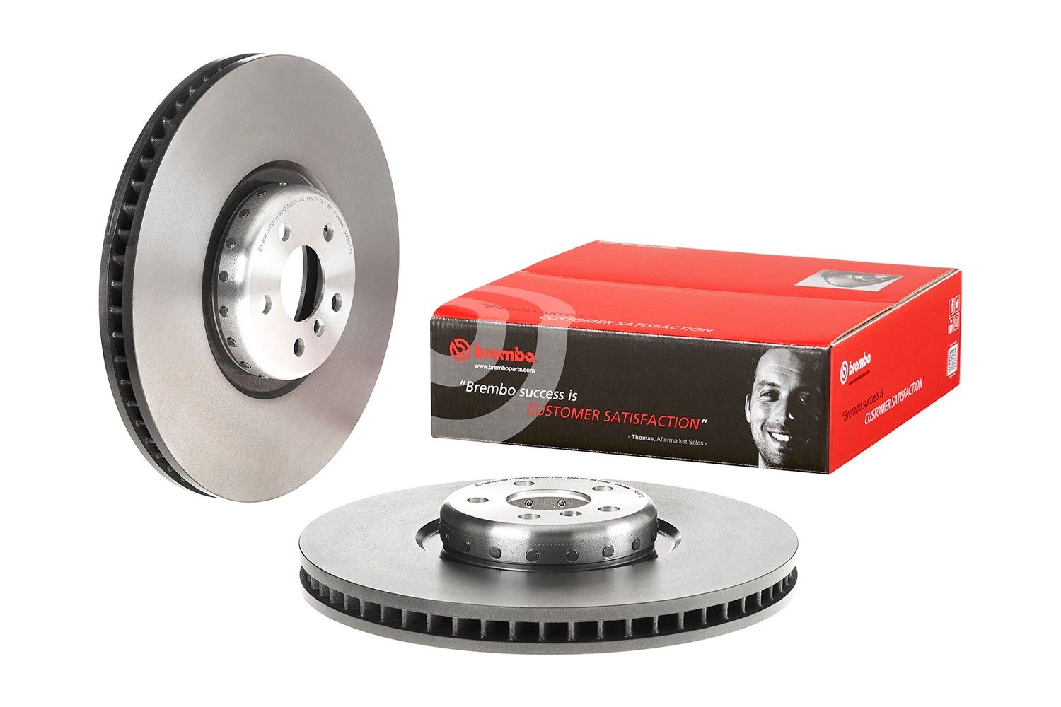 Premium UV Coated Rear Brake Rotor Brembo 205-09.D897.13