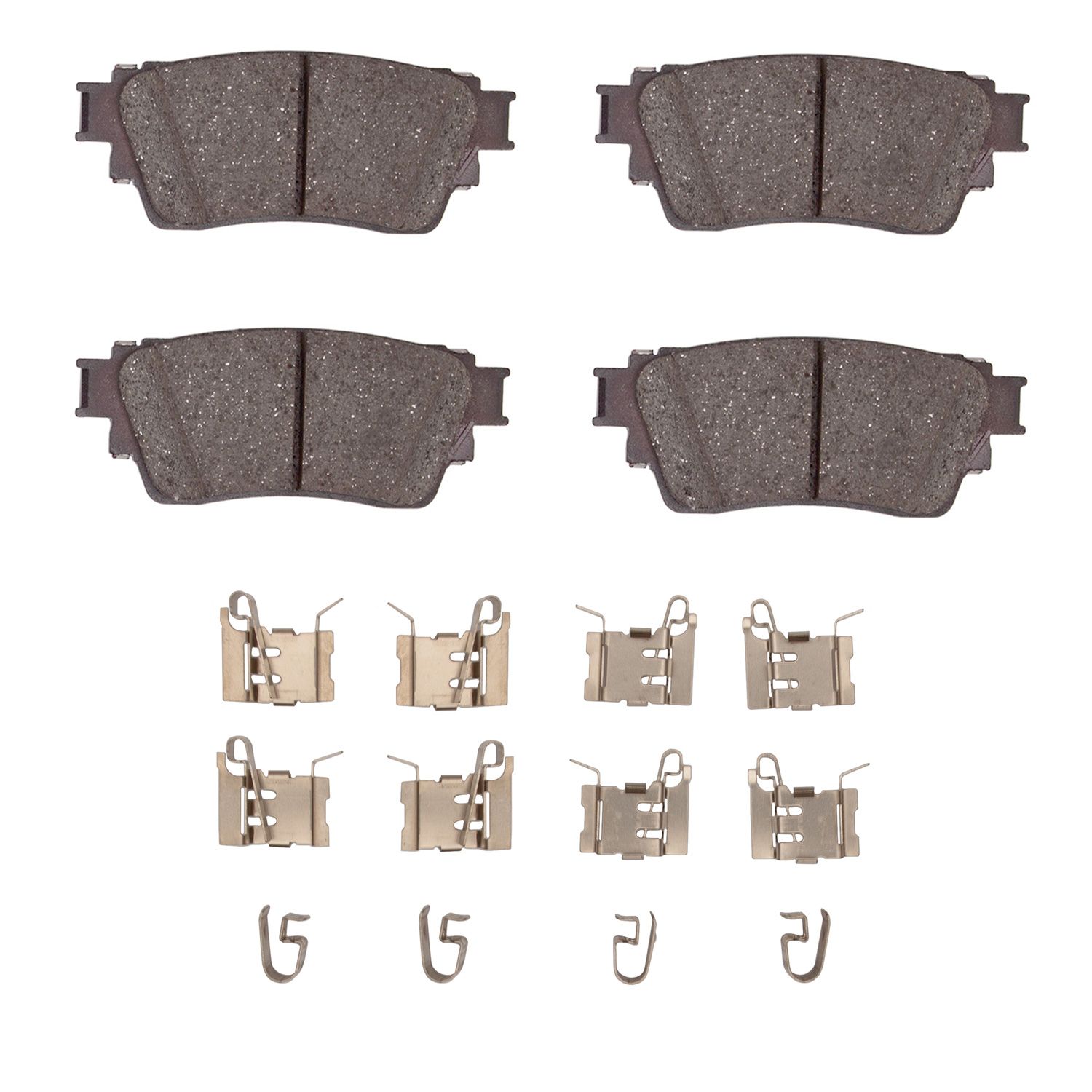 DFC HybriDynamic Brake Pads Hrdwr Kit Dynamic Friction Company 692-4000-2200-02