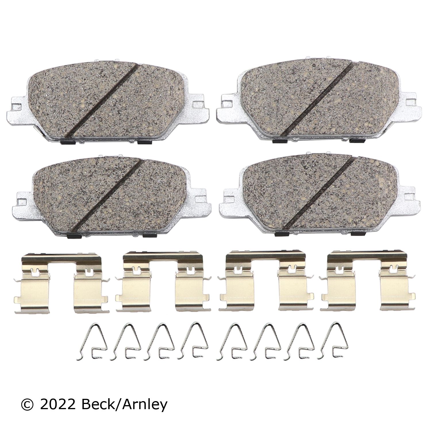 PREMIUM ASM PADS W / HARDWARE Beck/Arnley 517-085-7064
