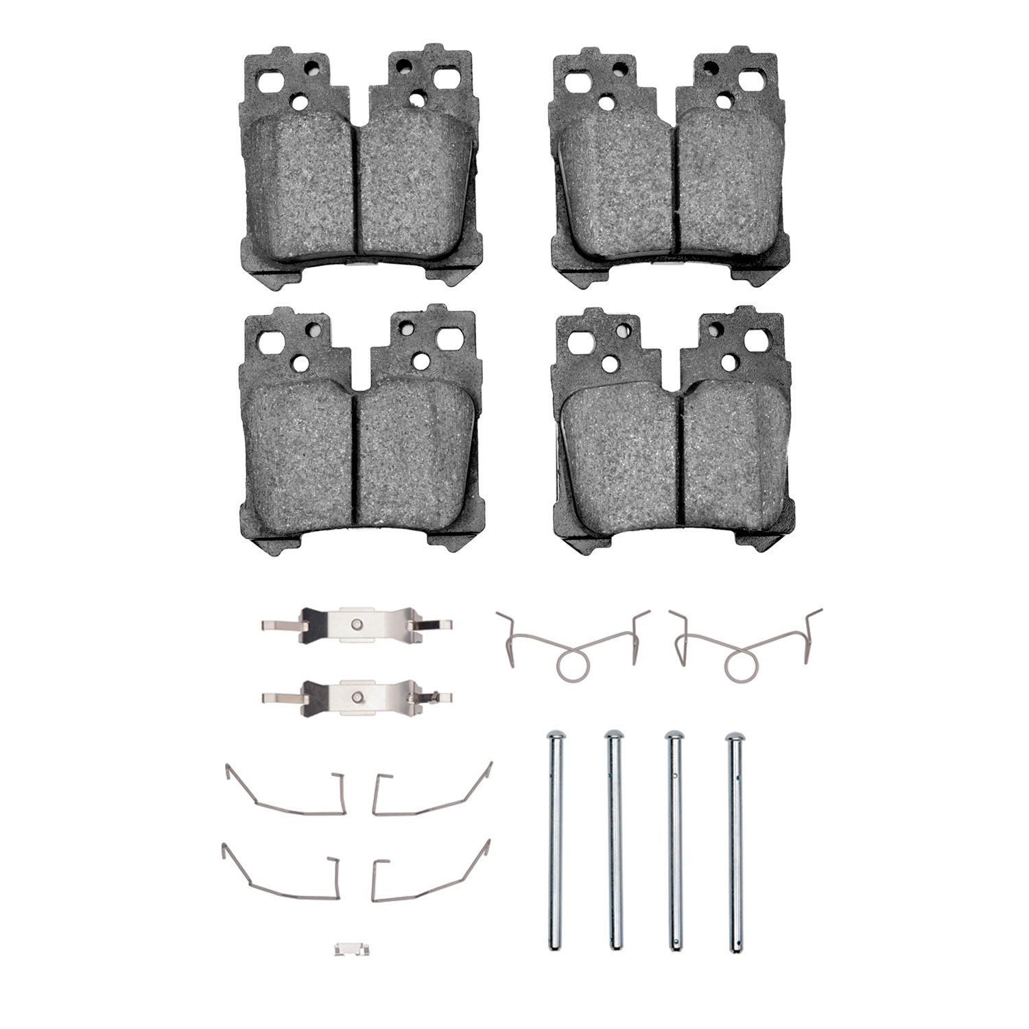 DFC HybriDynamic Brake Pads Hrdwr Kit Dynamic Friction Company 692-4000-1283-01