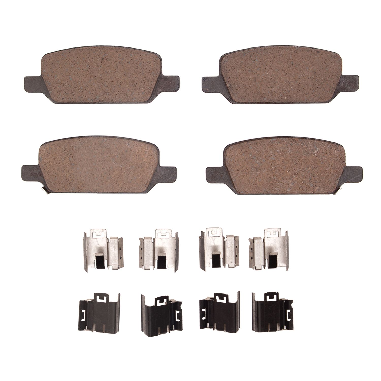 DFC 5000 Advanced Brake Pads - Ceramic and Hardware Kit Dynamic Friction Company 692-1551-2283-01