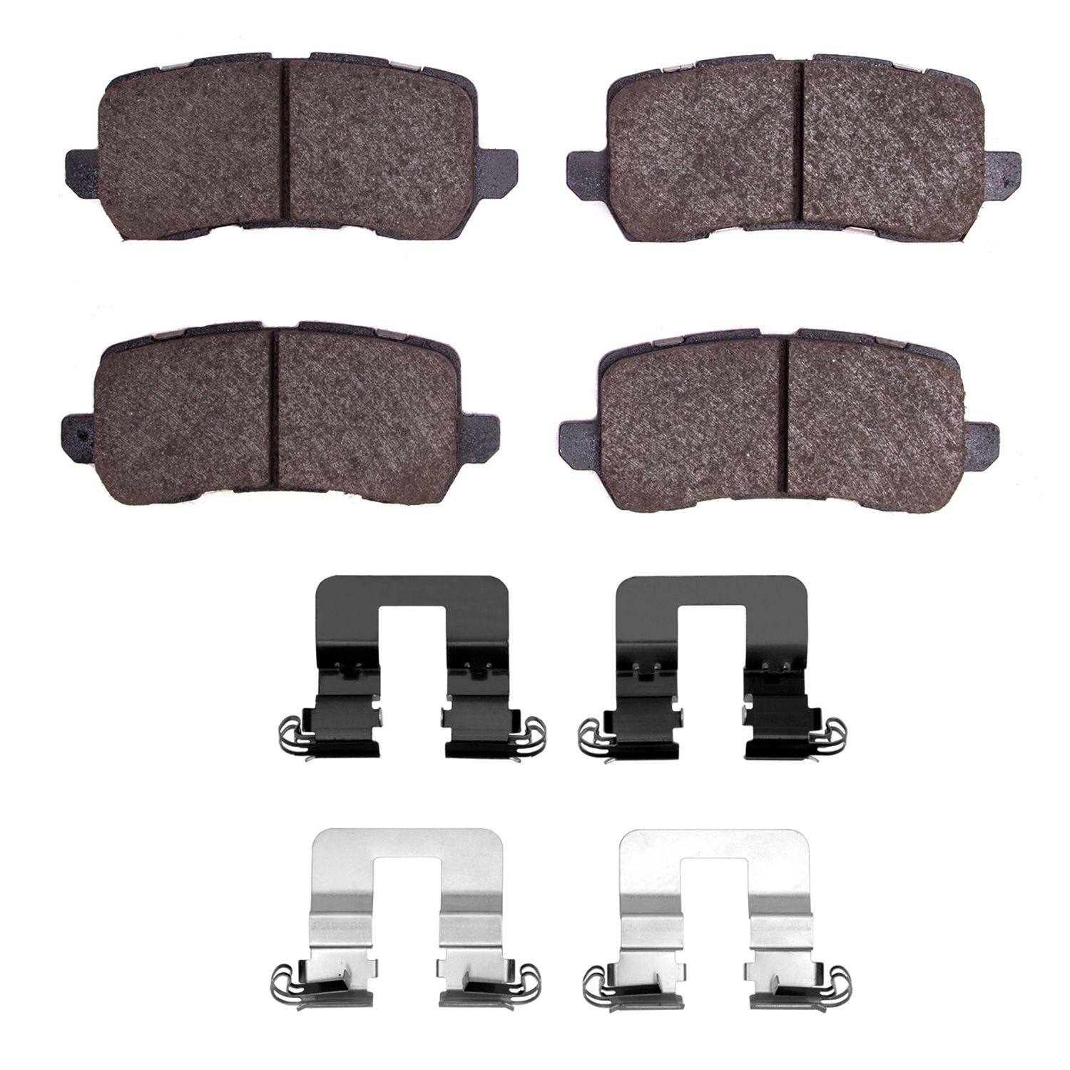 DFC HybriDynamic Brake Pads Hrdwr Kit Dynamic Friction Company 692-4000-1698-01
