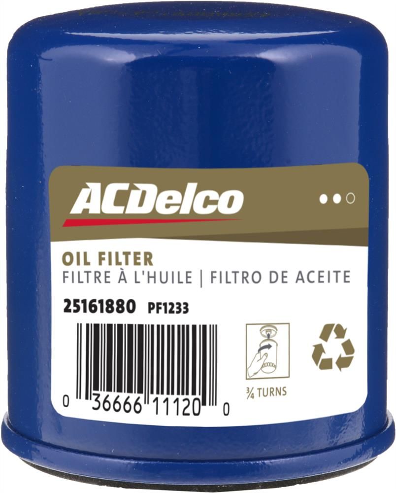 Oil Filter ACDelco 4-PF1233F