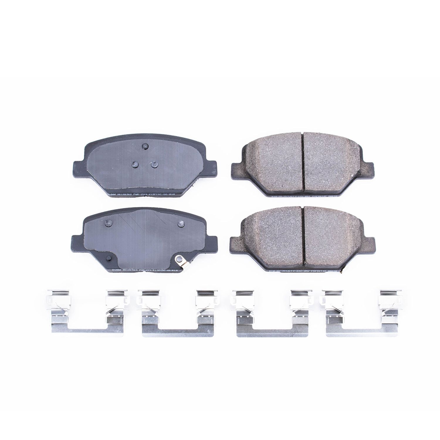 Z17 EVOLUTION CERAMIC BRAKE PADS W/ HARDWARE Power Stop 218-17-1886