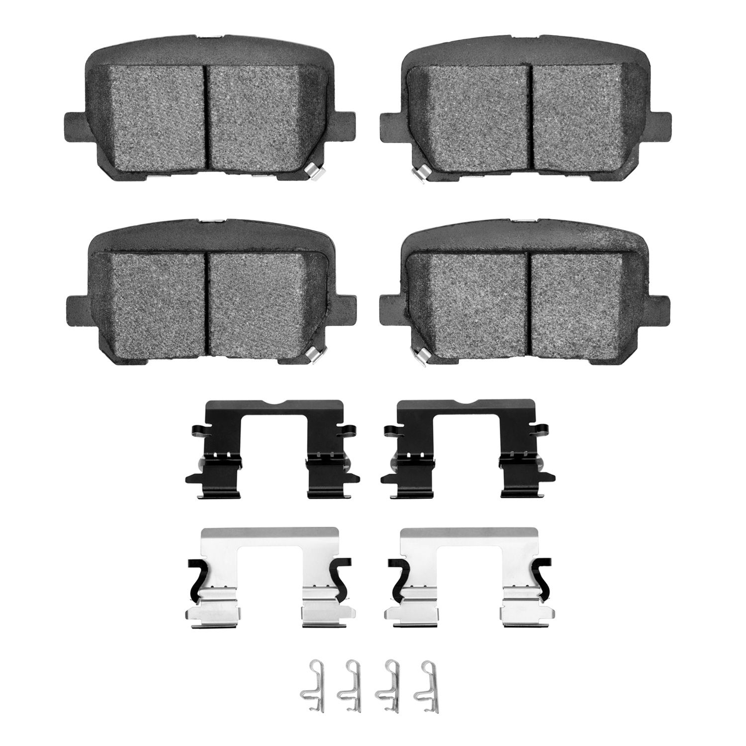 DFC HybriDynamic Brake Pads Hrdwr Kit Dynamic Friction Company 692-4000-1766-01