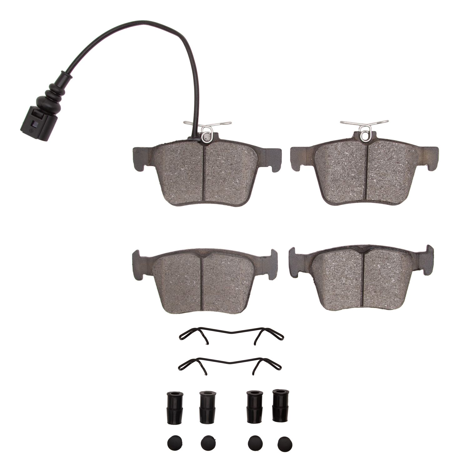 DFC HybriDynamic Brake Pads Hrdwr Kit Dynamic Friction Company 692-4000-1761-02