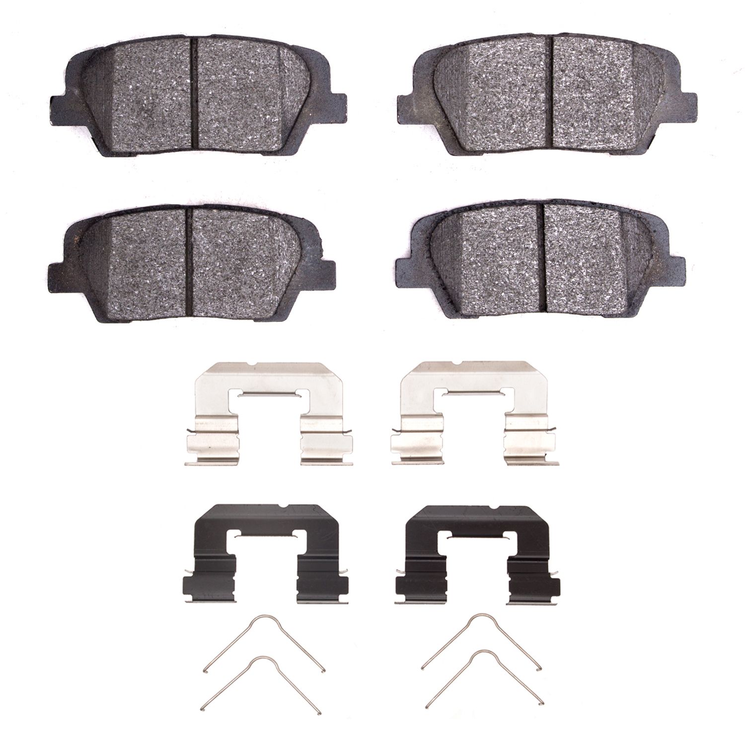 DFC 5000 Advanced Pads - Ceramic and Hardware Kit Dynamic Friction Company 692-1551-1816-05