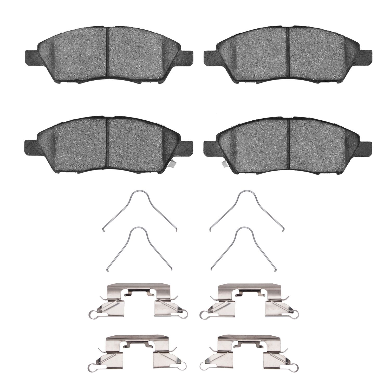 DFC HybriDynamic Brake Pads Hrdwr Kit Dynamic Friction Company 692-4000-1592-01