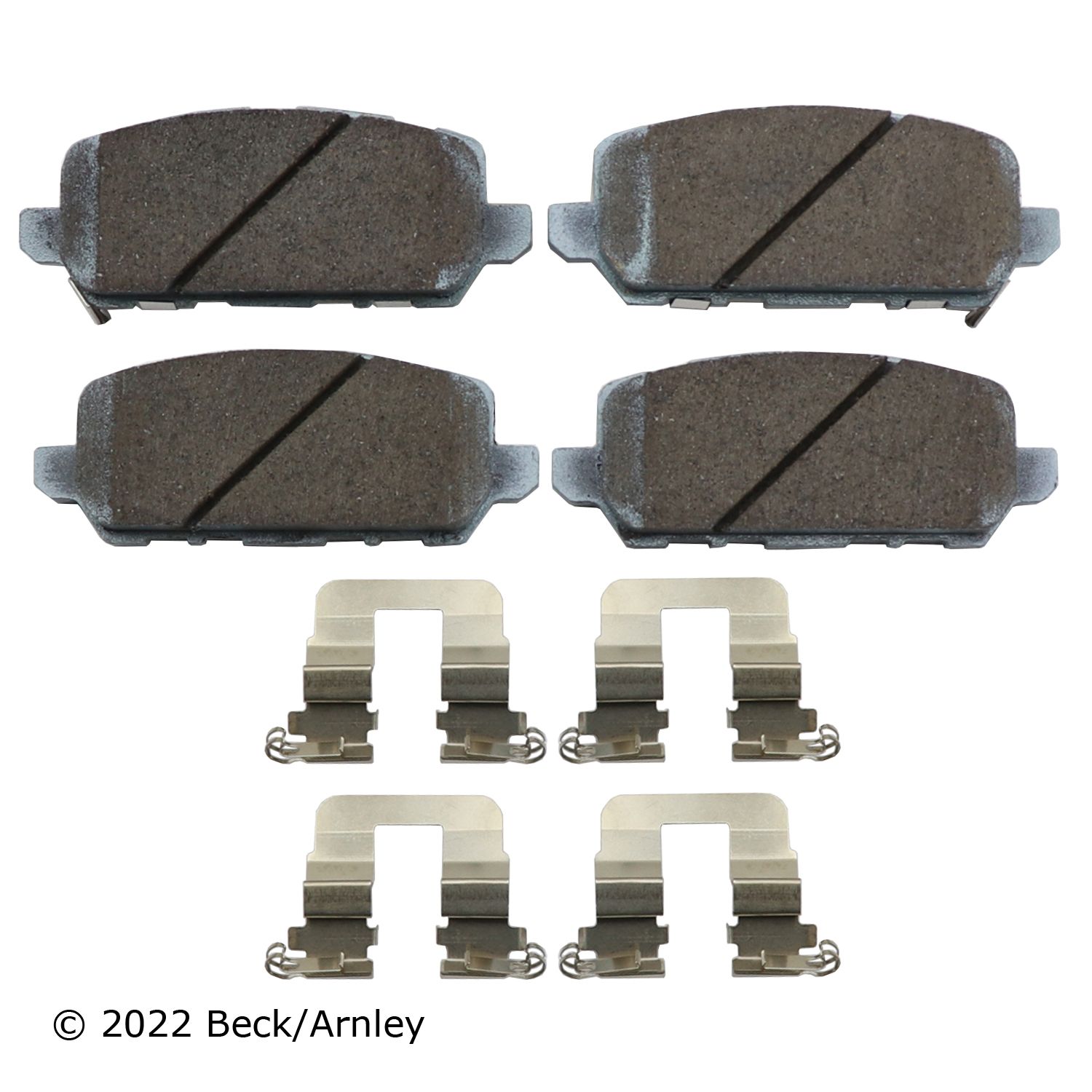 PREMIUM ASM PADS W / HARDWARE Beck/Arnley 517-085-7045