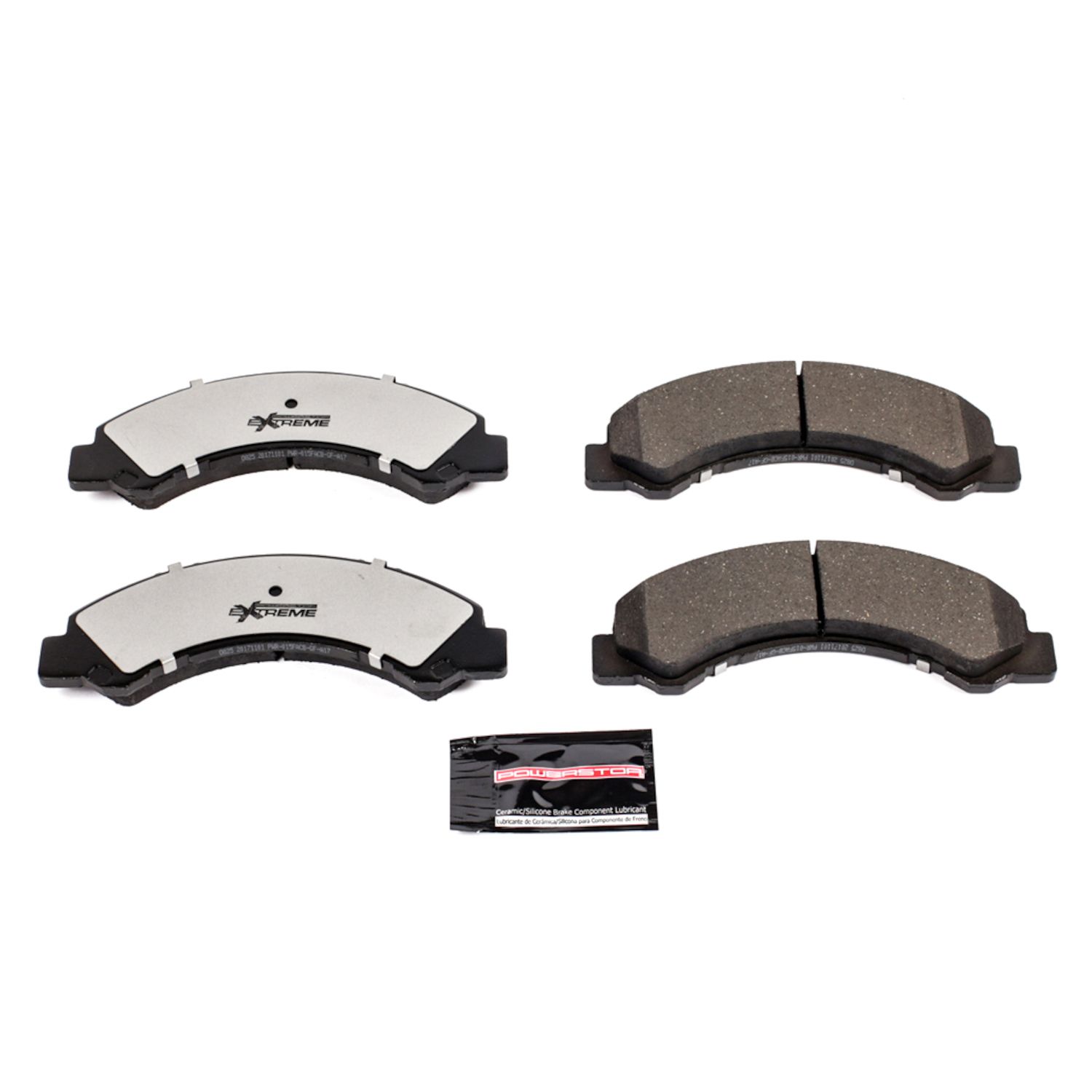 Z36 TRUCK & TOW CARBON-FIBER CERAMIC BRAKE PADS W/ HARDWARE Power Stop 218-Z36-825