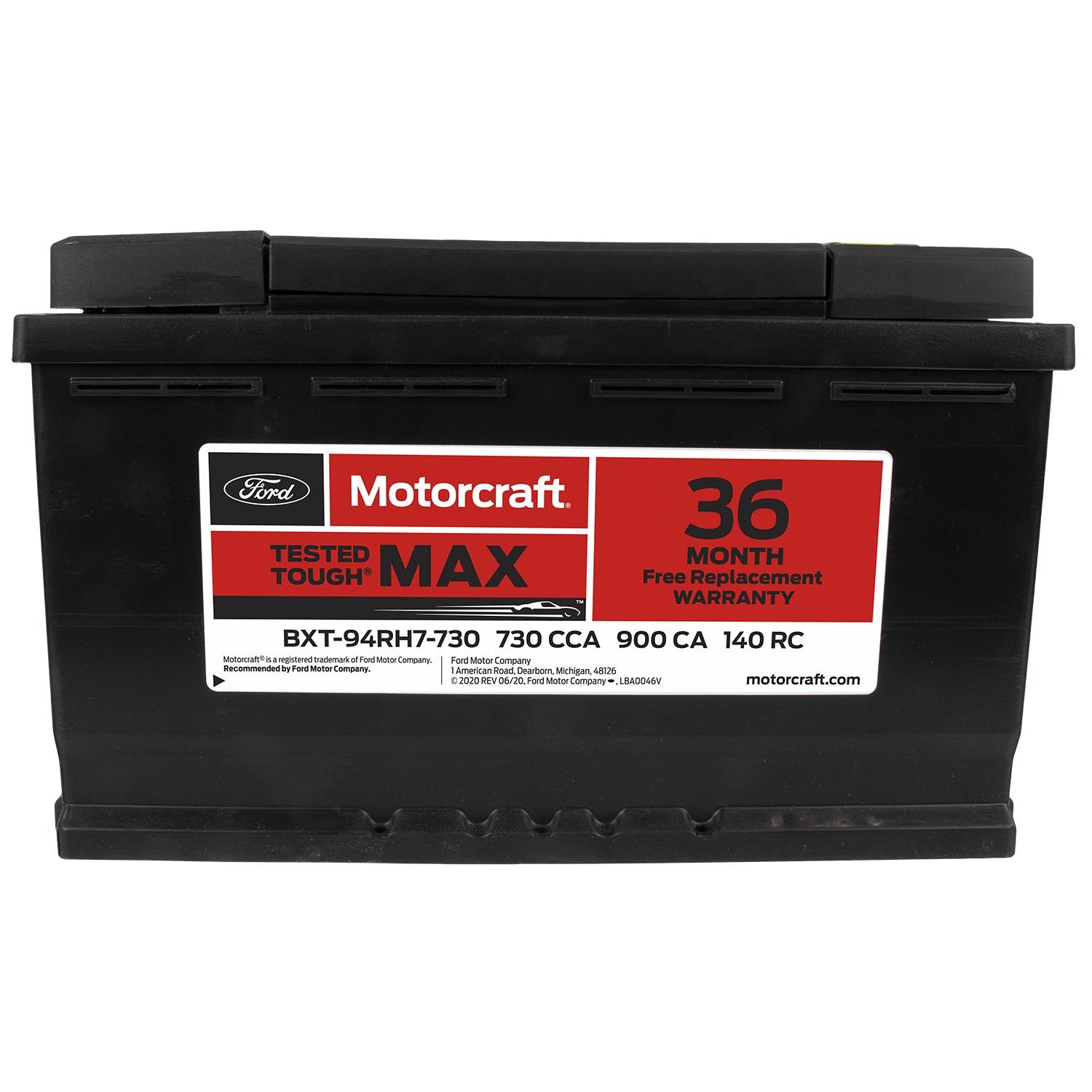 Vehicle Battery Motorcraft 317-BXT-94RH7-730