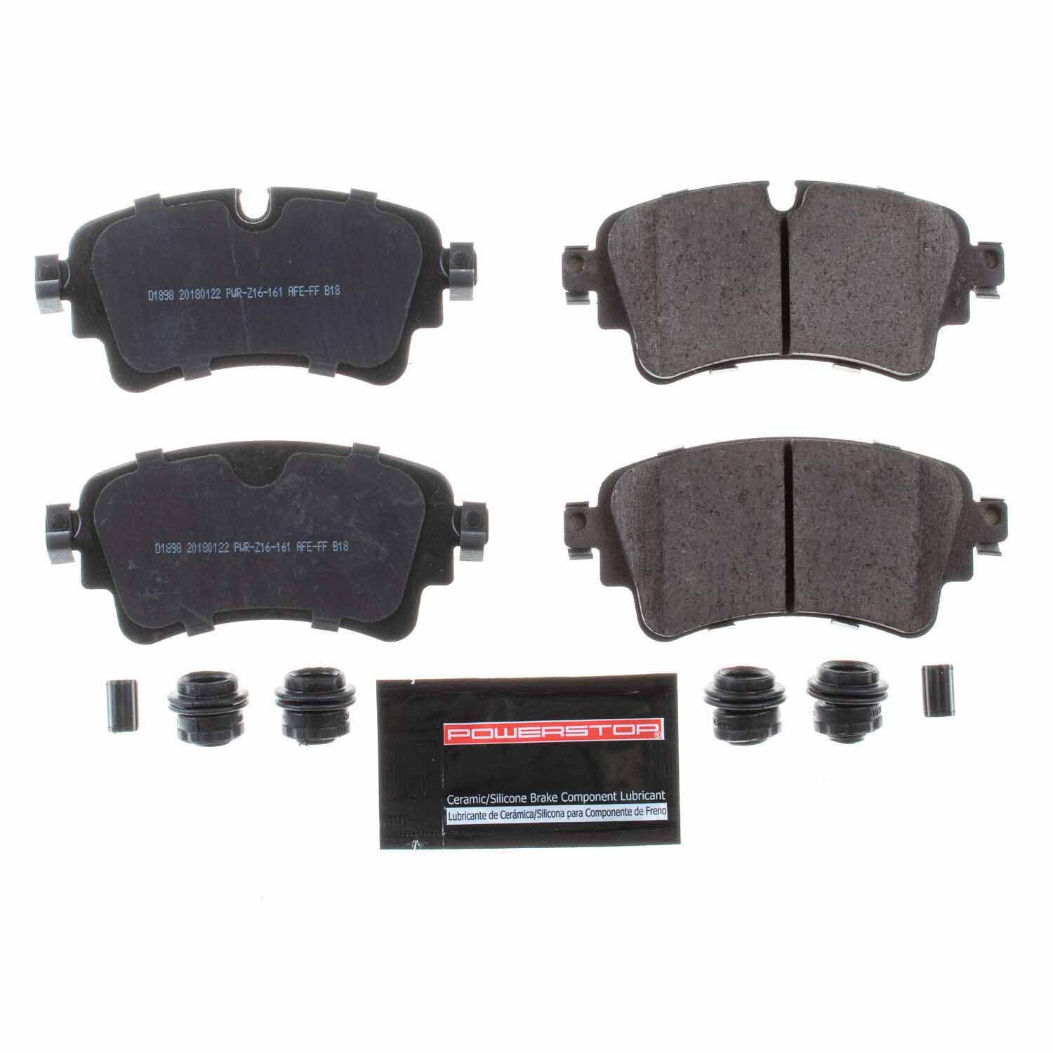 Z23 EVOLUTION SPORT CARBON-FIBER BRAKE PADS W/ HARDWARE Power Stop 218-Z23-1898