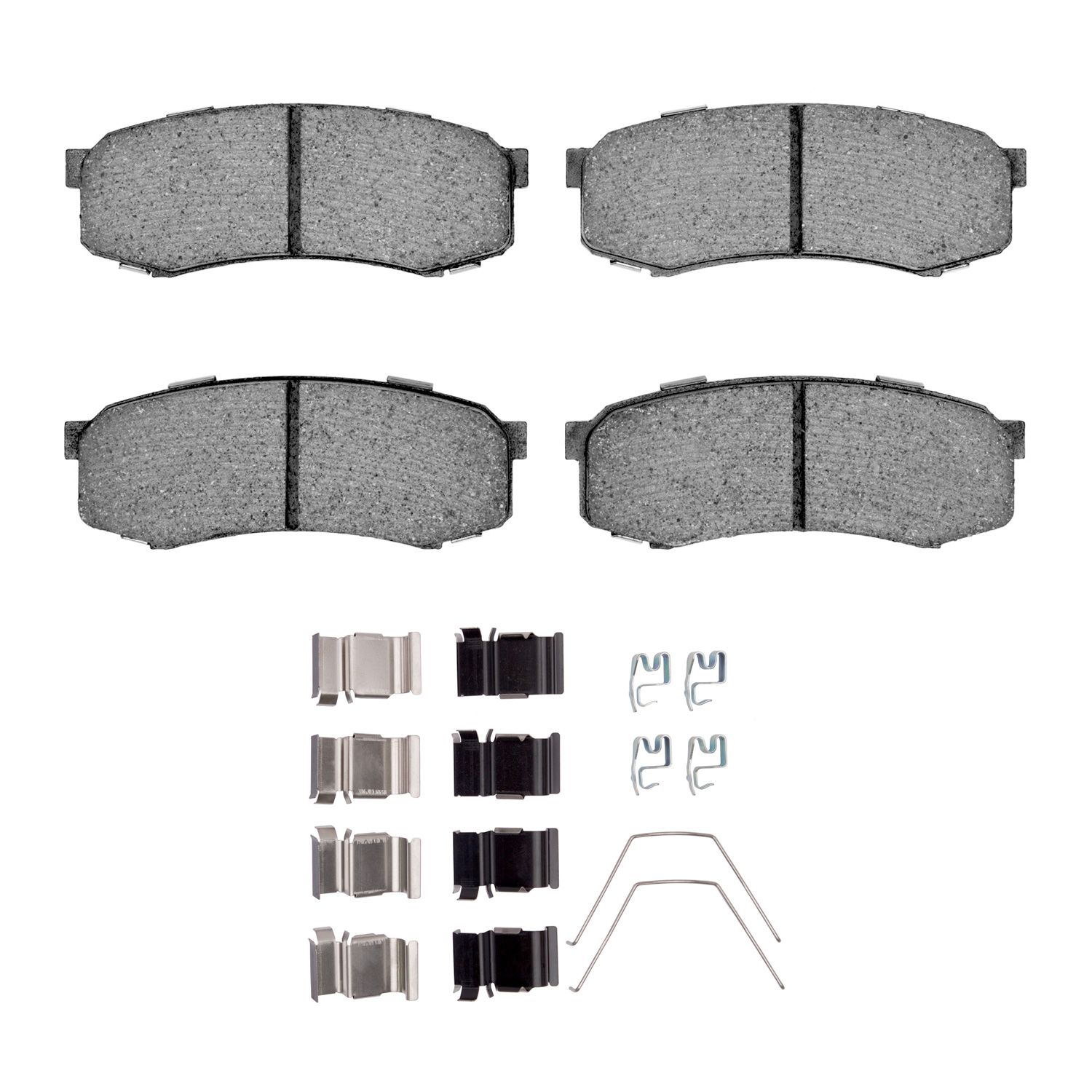 DFC HybriDynamic Brake Pads Hrdwr Kit Dynamic Friction Company 692-4000-0606-01