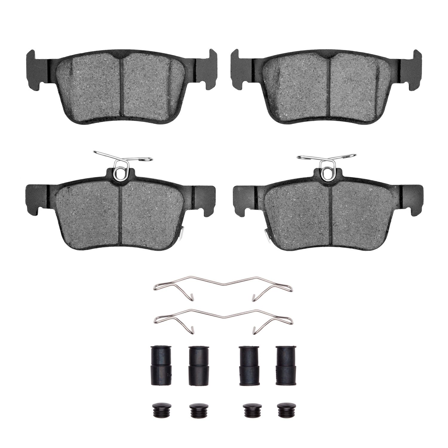 DFC HybriDynamic Brake Pads Hrdwr Kit Dynamic Friction Company 692-4000-1878-01