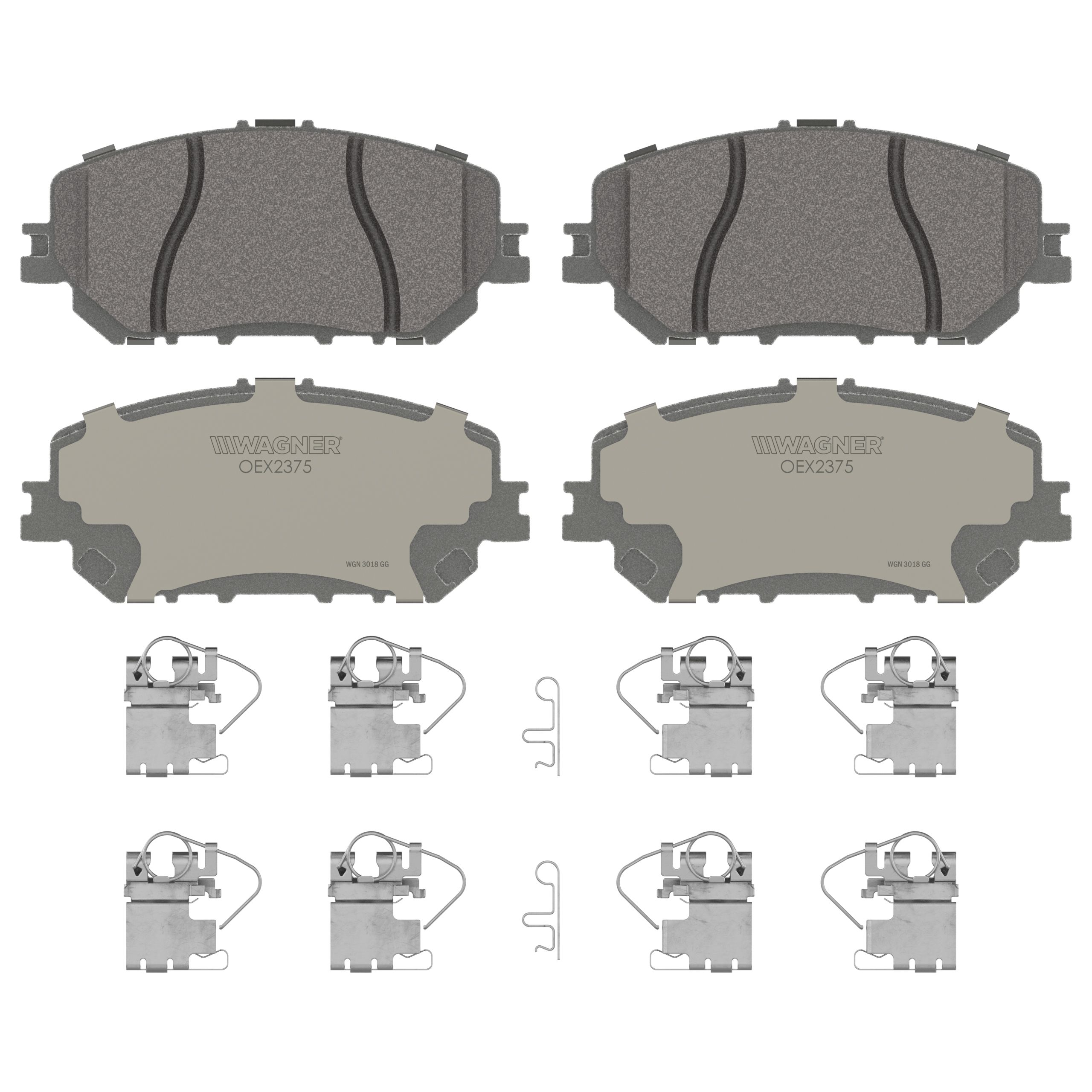Brake Pad Wagner Brake 621-OEX2375