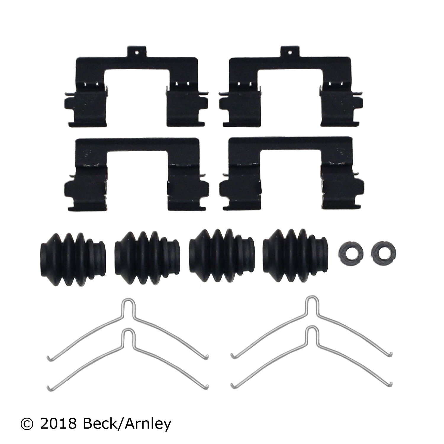 DISC BRAKE HRDWR KIT Beck/Arnley 517-084-1987