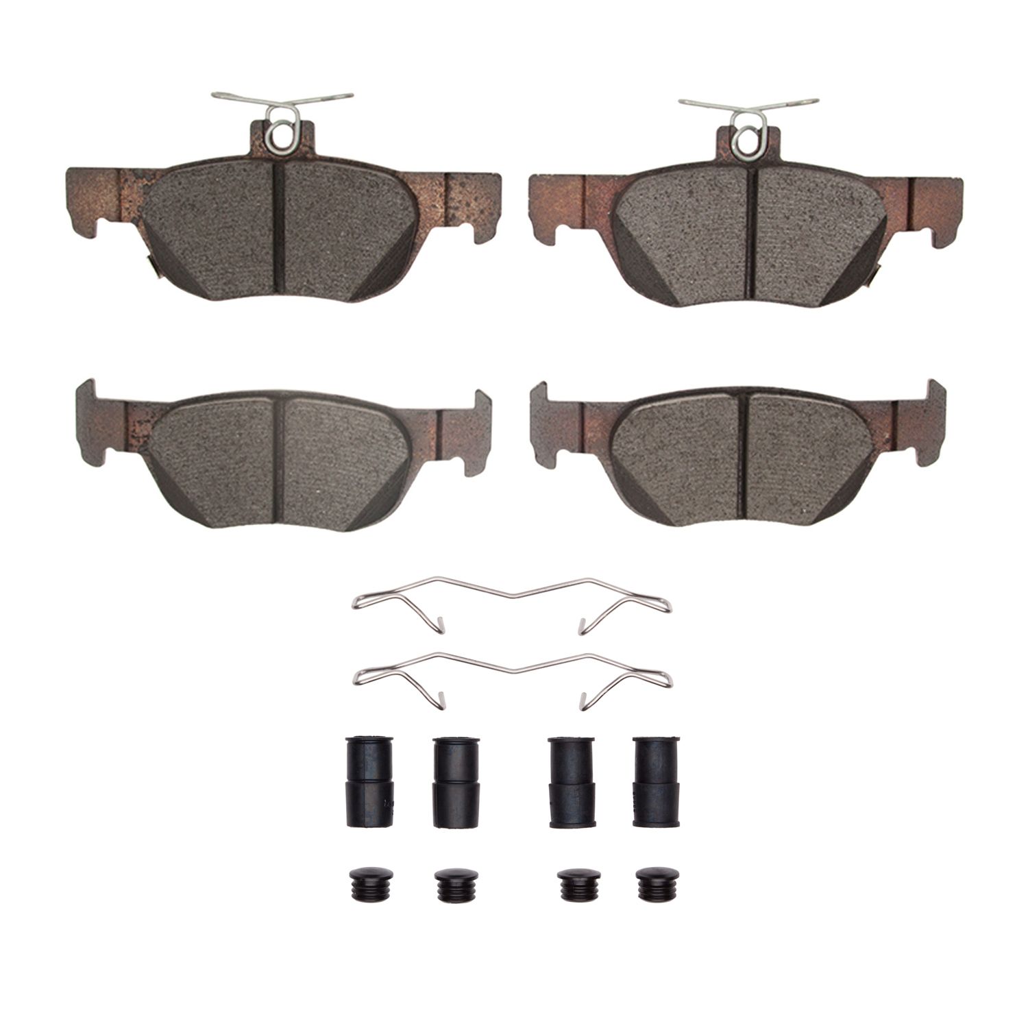 DFC HybriDynamic Brake Pads Hrdwr Kit Dynamic Friction Company 692-4000-2219-01