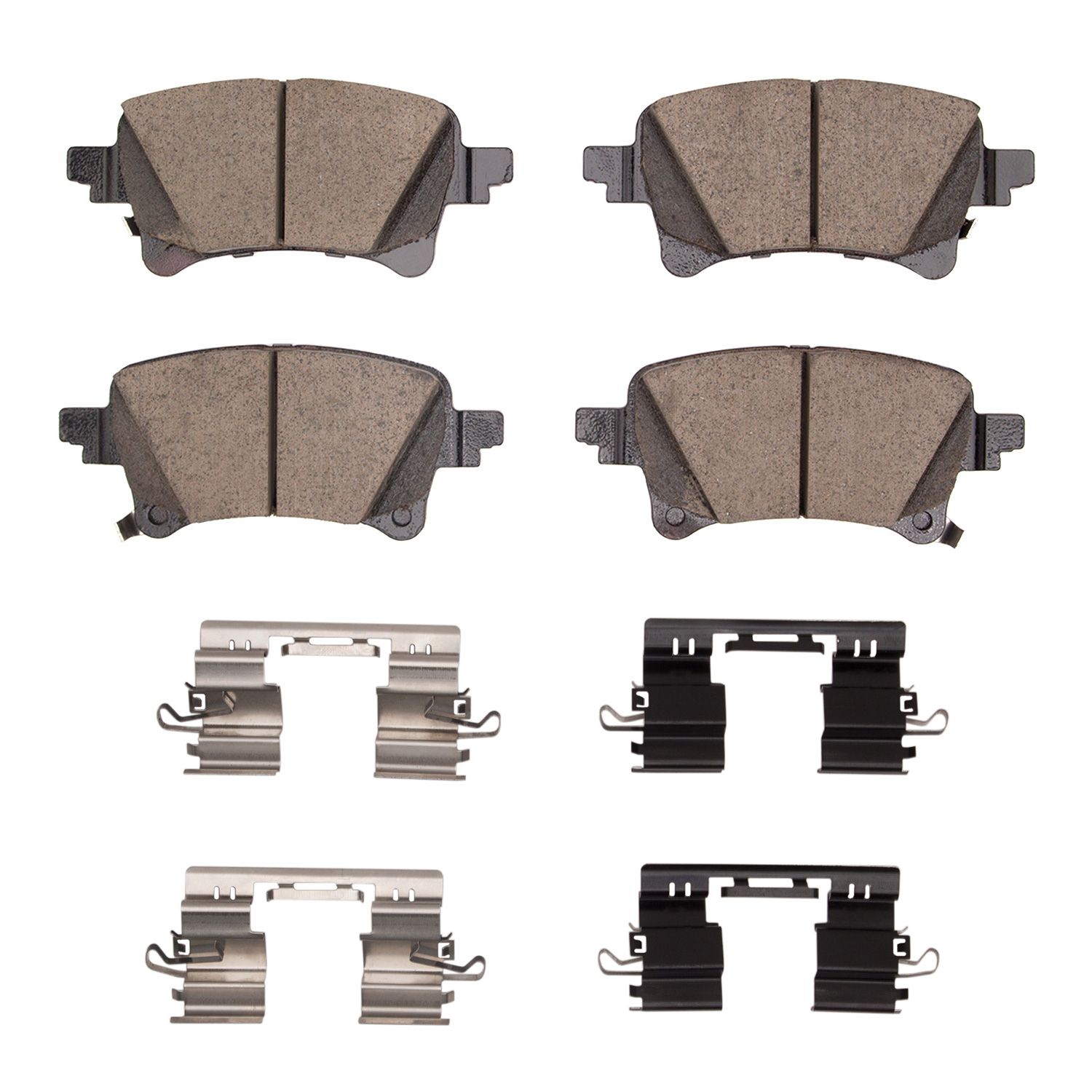 DFC HybriDynamic Brake Pads Hrdwr Kit Dynamic Friction Company 692-4000-2233-01
